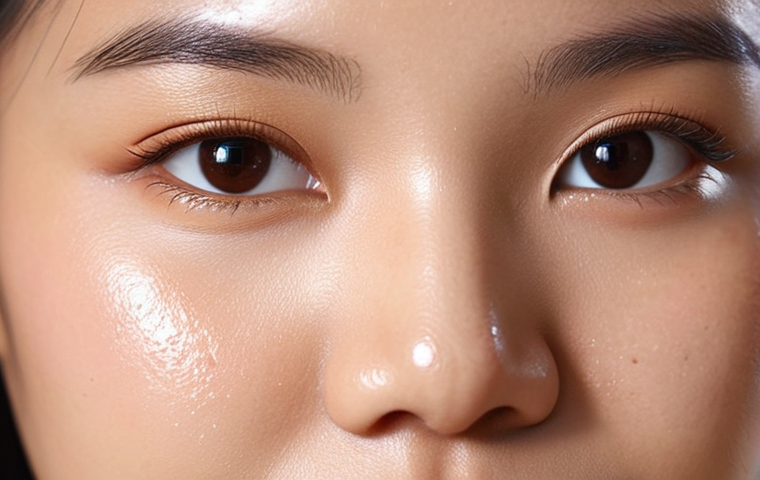 **

Prompt:  Close-up of glowing, healthy Thai woman's skin, highlighting radiance and clarity.  Subtle bokeh background of skincare products.  Emphasize a transformation from problematic skin to flawless complexion.  Tag: skincare transformation, healthy skin, Thai beauty, confidence

**